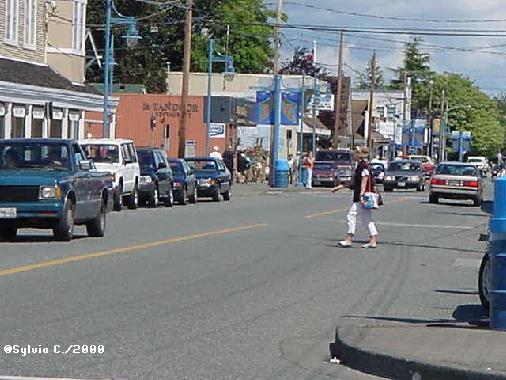 Moncton St downtown Steveston